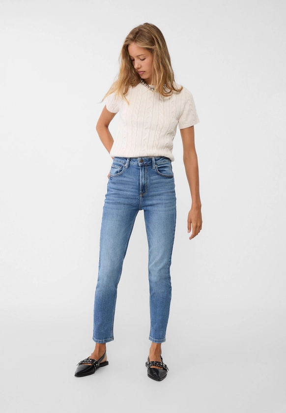 Jean 1465 mom slim - Mode femme | Stradivarius France