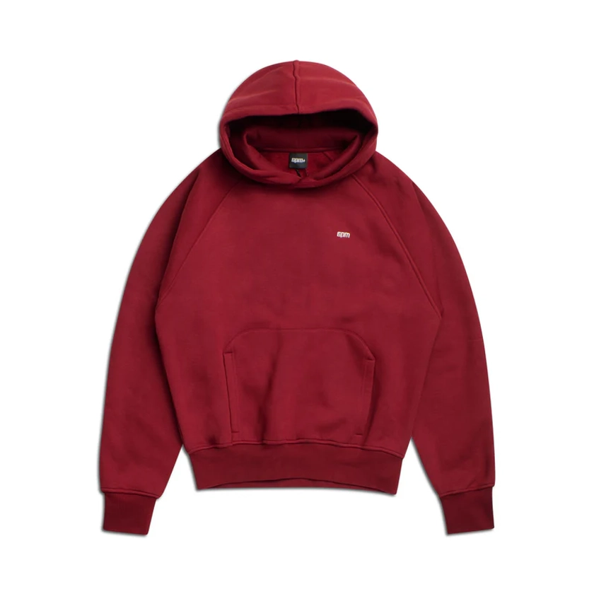 HOODIE WINE RED