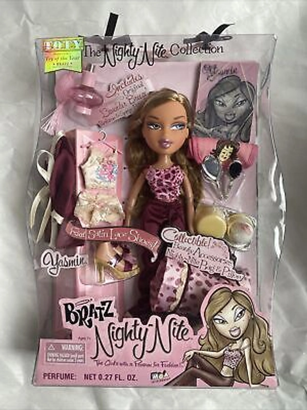 MGA BRATZ NIGHTY NITE PAJAMA PARTY COLLECTION YASMIN FASHION DOLL NEW SEALED NIB | eBay