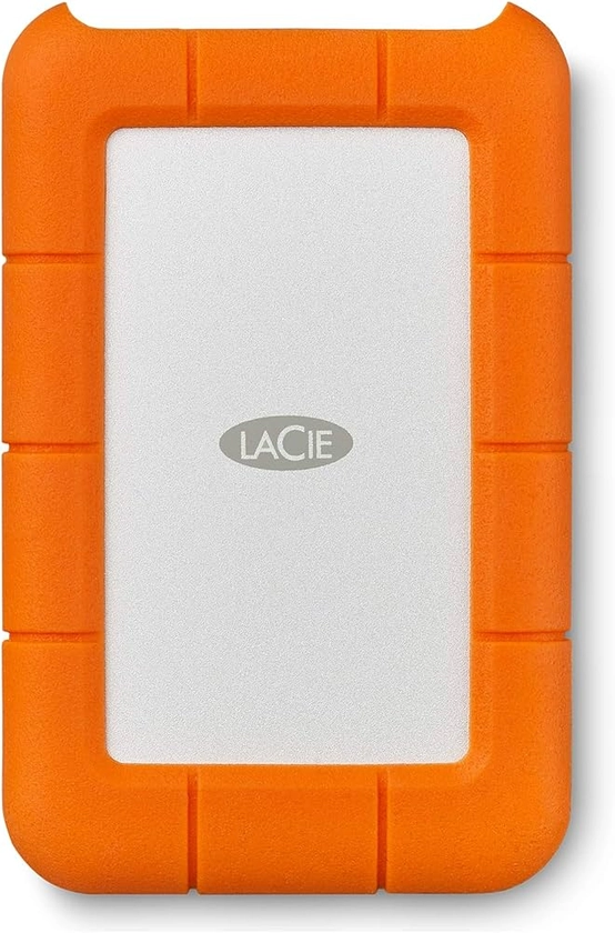 LaCie Rugged Mini, 1To, Portable 2.5", Disque Dur Externe pour PC et Mac, Résistant aux Chocs, Chutes et à la Pression, avec USB-C sans câble USB-A, services Rescue valables 2 ans (LAC301558) : Amazon.fr: Informatique