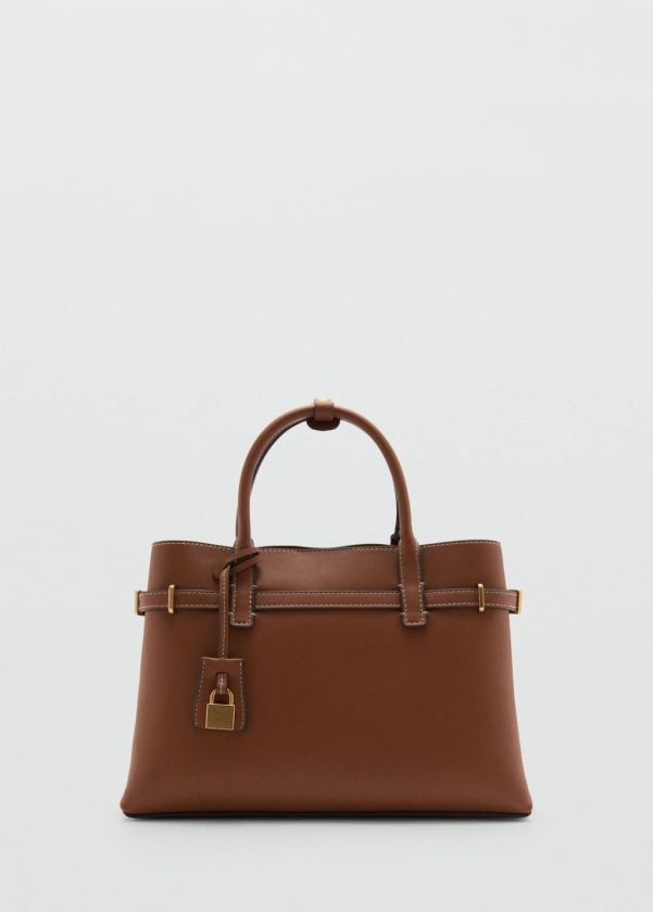 Sac cabas cadenas - Femme | MANGO France métropolitaine