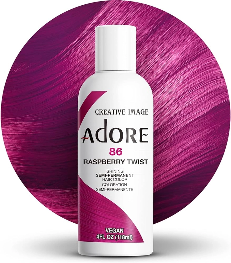 Shining Semi-Permanent Hair Color - Raspberry Twist - 118ml by Shinning Colors