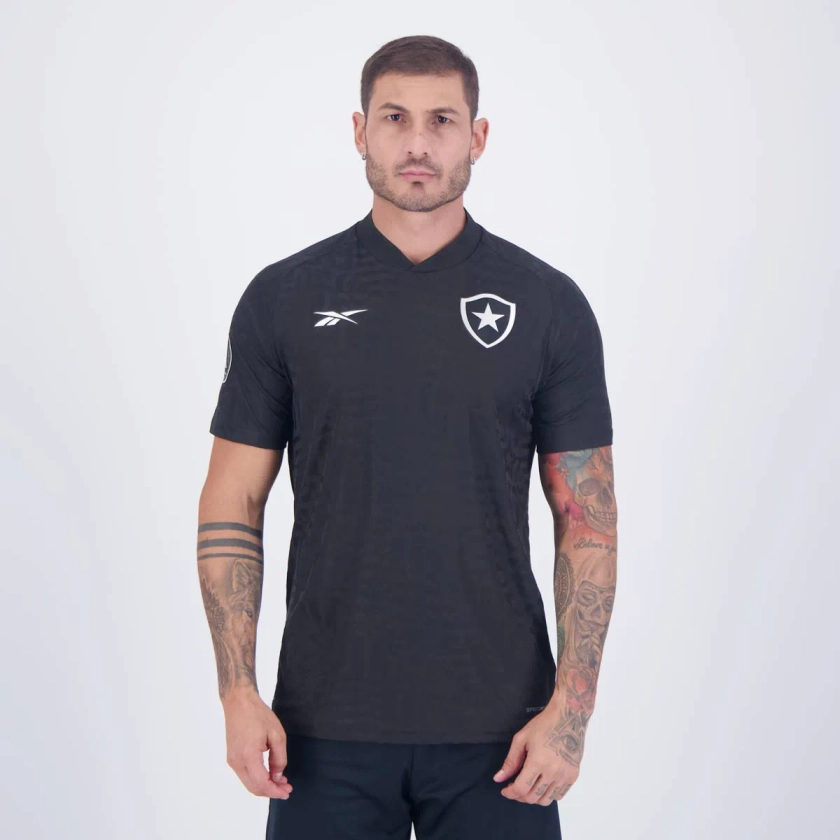 Camisa Reebok Botafogo II 2023 Patch Libertadores