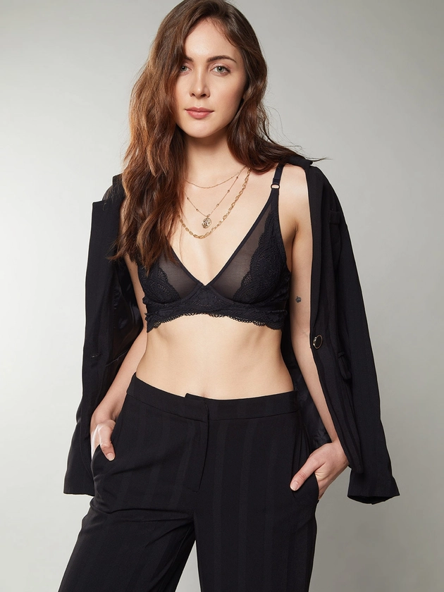 Vero Moda Intimates Black Bra Underwired