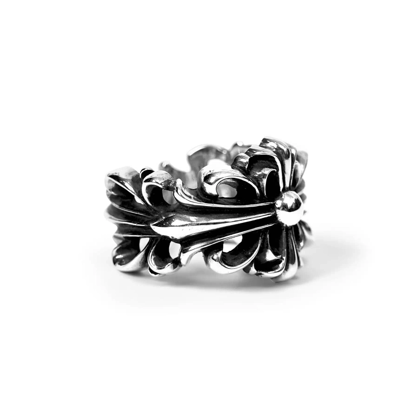 Chrome Hearts Double Floral Ring - Shop Now - Chrome World