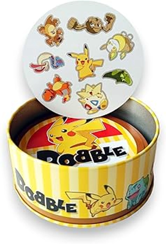 Pokemon Spot It Games *Japanese Version* | Great For Road Trips and Holidays | 2-8 Players | Quick 15 Mins Play Time | Kids Card Games | Pokemon Toys | Pokemon Gifts For Boys | Pokemon Games