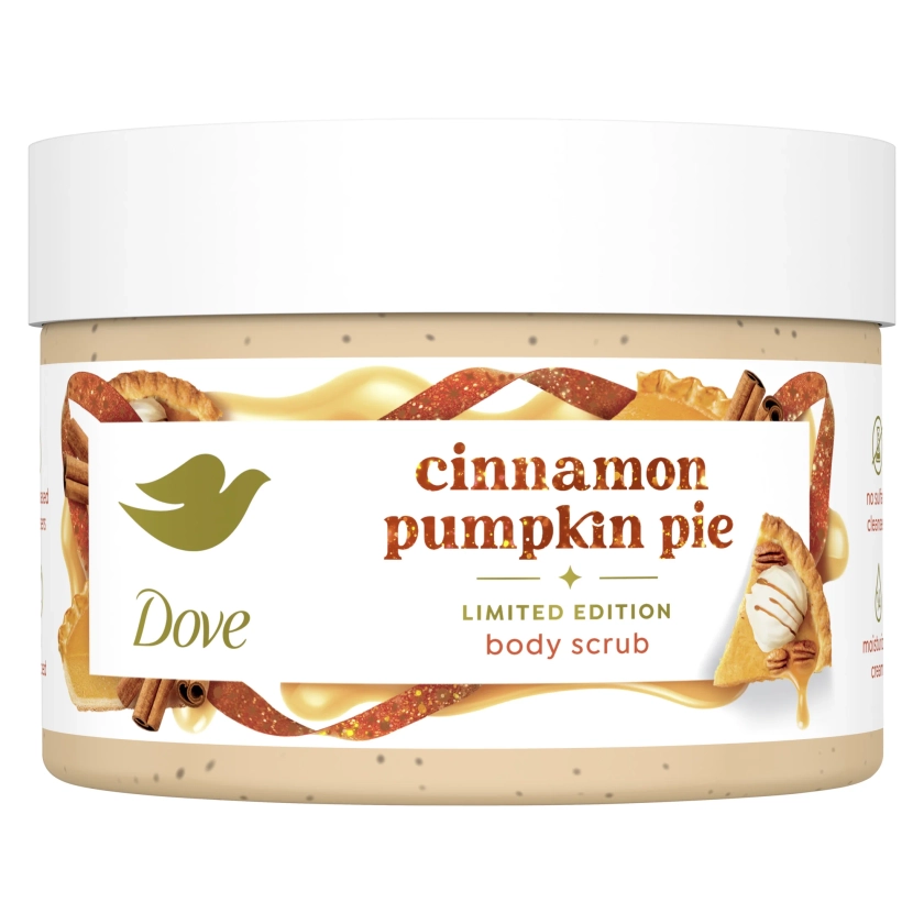 Dove Cinnamon Pumpkin Pie Exfoliating Body Scrub for Women All Skin, 10.5 oz