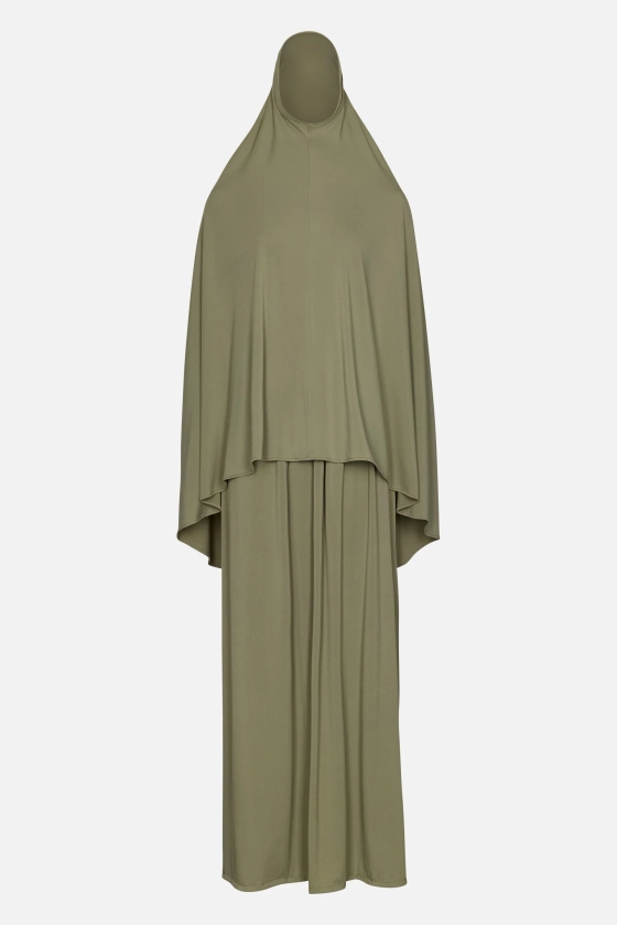 Khimaar Jersey Set - Sage Green