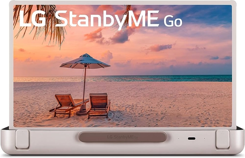 Amazon.com: LG 27-Inch StanbyME Go Portable Smart 1080P Touch Screen (27LX5QKNA, 2023 Model), Calming Beige : Electronics