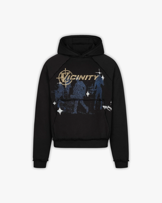 BINARY INSIDEOUT HOODIE BLACK