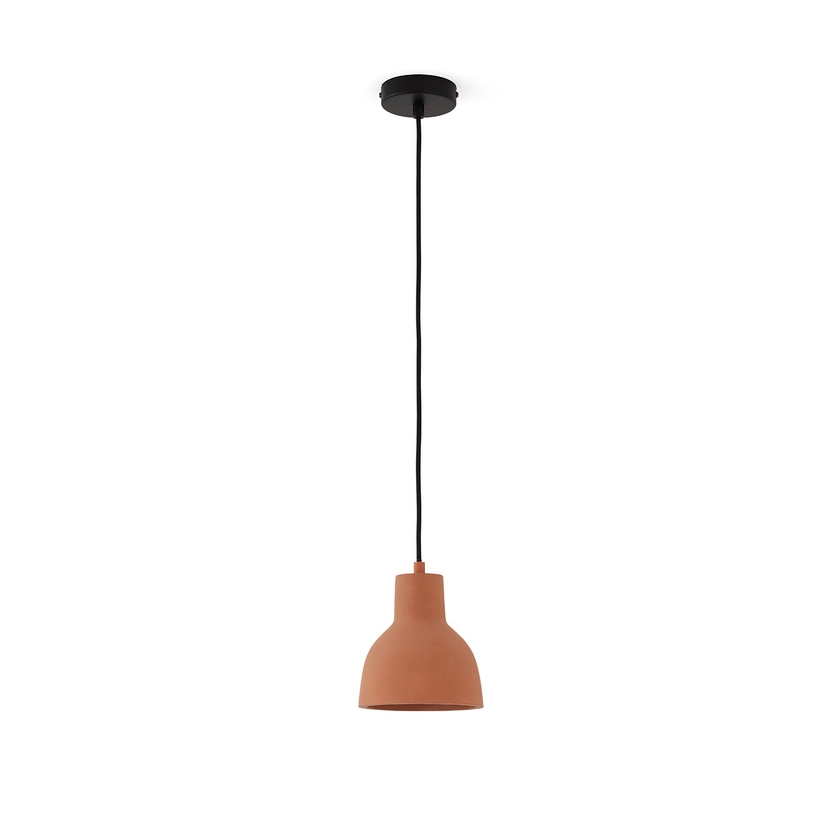 Suspension en béton terracotta Ø16 cm, Arida