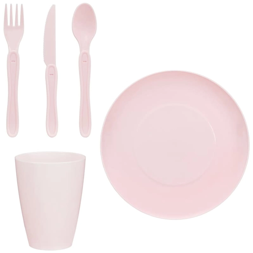 Picnic Dining Set 21pc - Pink