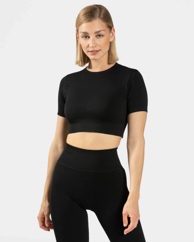 Crop top Sensation « noir »