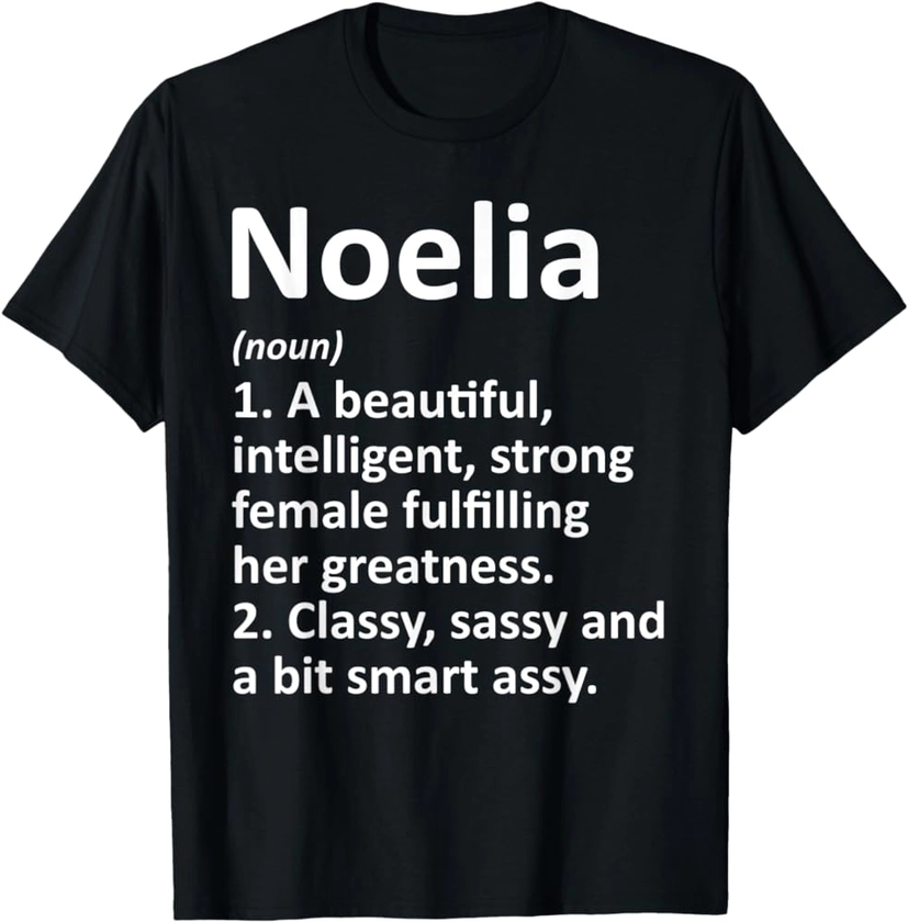 NOELIA Definition Personalized Name Funny Christmas Gift T-Shirt