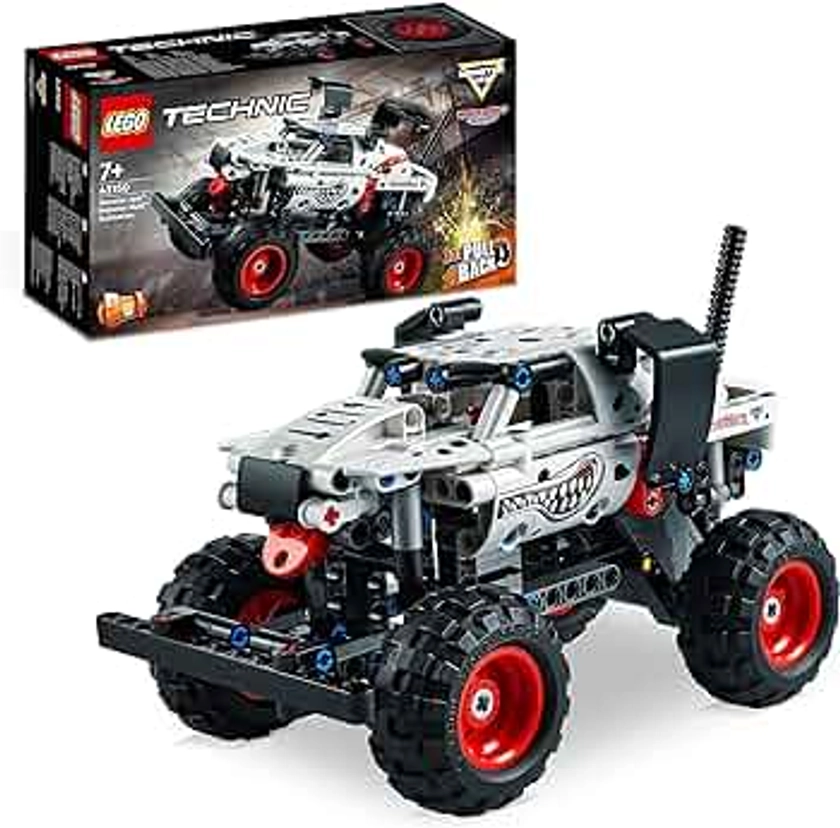LEGO 42150 Technic Monster Jam Monster Mutt Dalmatien, 2-en1, Jouet Monster Truck à Voiture de Course, Idée Cadeau Anniversaire, pour Garçons et Filles