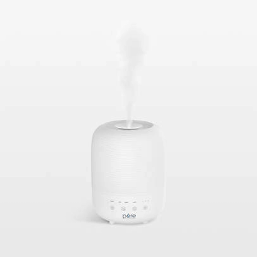 Pure Enrichment HUME Sense Top-Fill Humidifier with Auto Mode Humidity Sensor + Reviews | Crate & Barrel