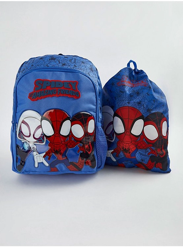 Marvel Spidey and Friends Light Up Backpack and Swim Bag