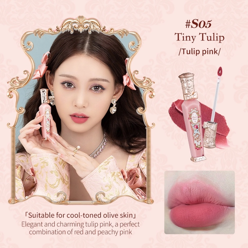 Flower Knows Strawberry Rococo Series Nuvem Creme Labial 3,5ml | Shopee Brasil