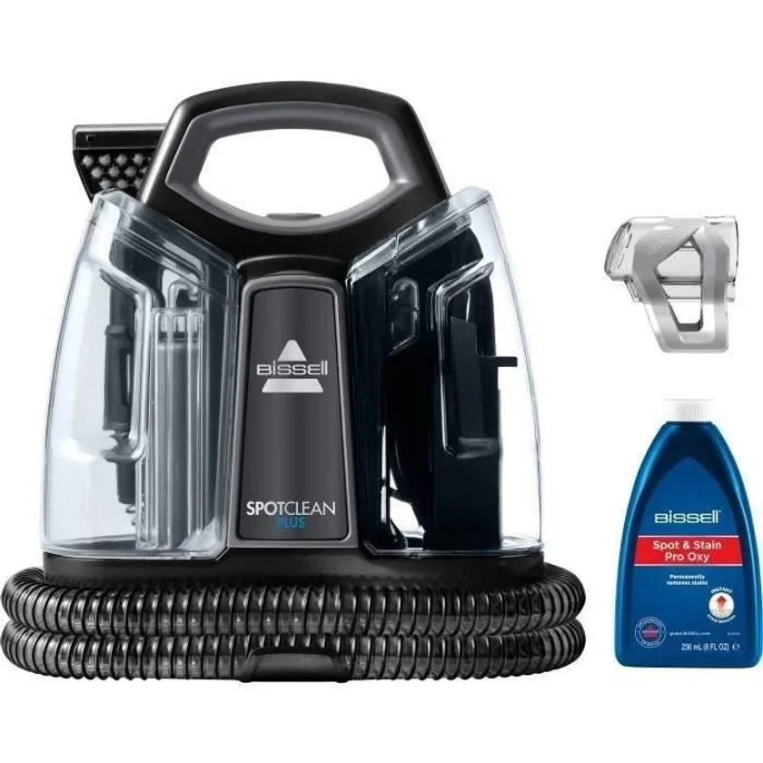 BISSELL Spot Clean Plus 3724N - Détache, Nettoie et Aspire - Léger et compact - Tube 2.20m