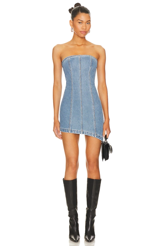 Abrand Georgia Bustier Mini Dress in Georgia | REVOLVE