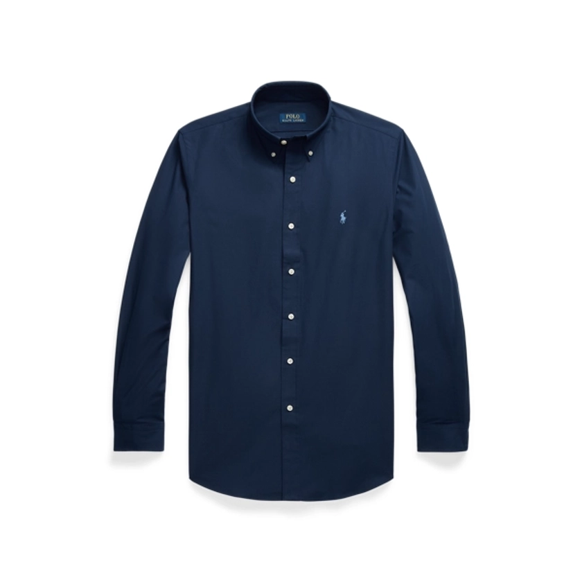 Chemise ajustée en popeline stretch pour homme | Ralph Lauren® FR