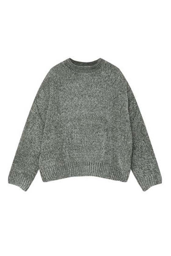 Pull maille chenille