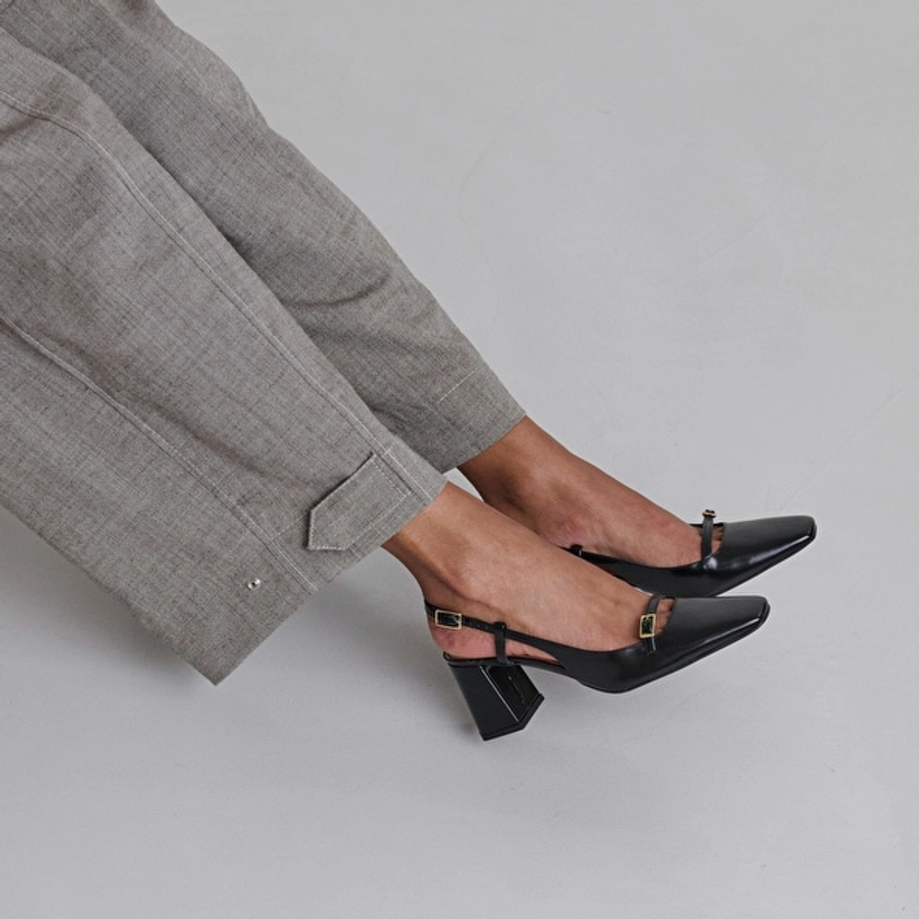 Slingbacks à talons