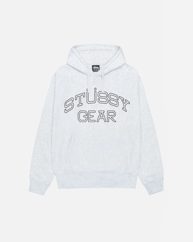 Stussy Gear Hoodie in ash heather – Stüssy UK