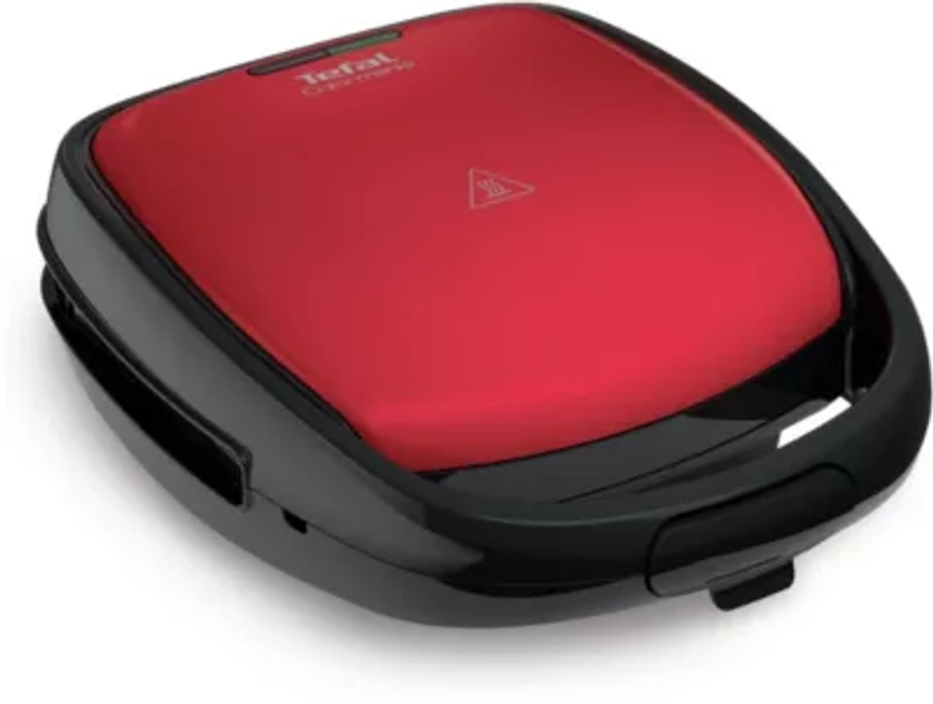 Gaufrier, croque monsieur TEFAL SNACK TIME COLORMANIA Rouge | Boulanger