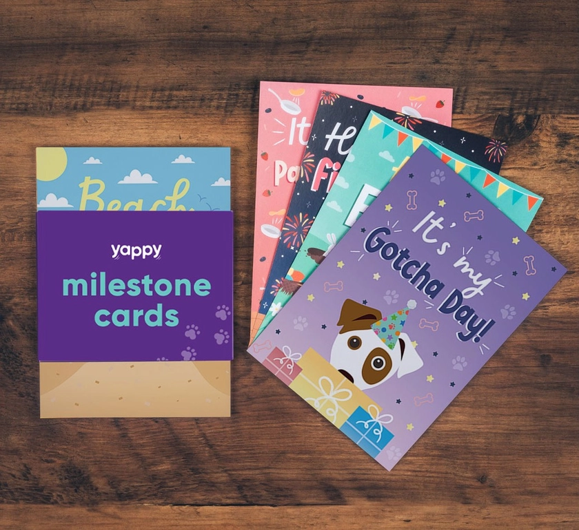 Celebration Milestone Cards: Personalised for your Dog