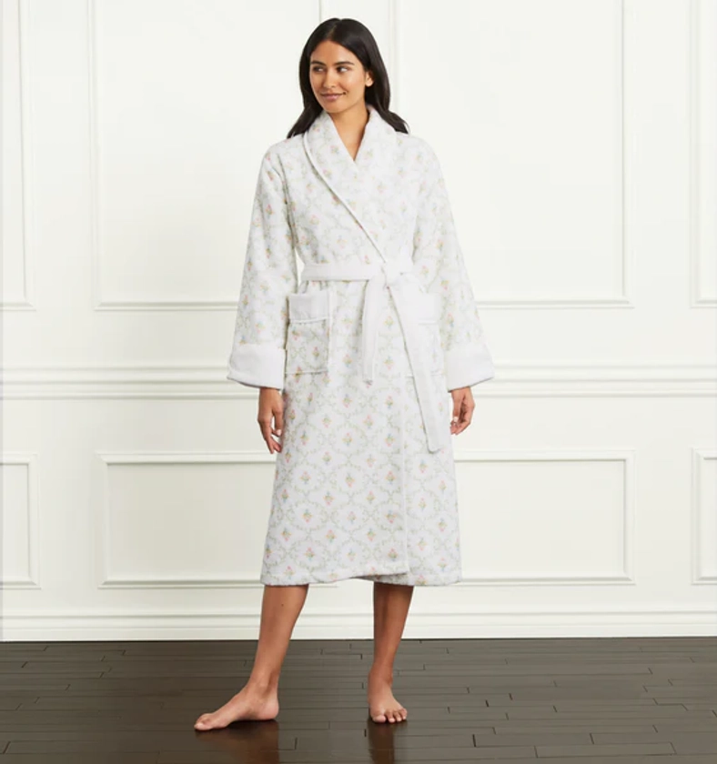 The Hotel Robe - Pastel Trellis