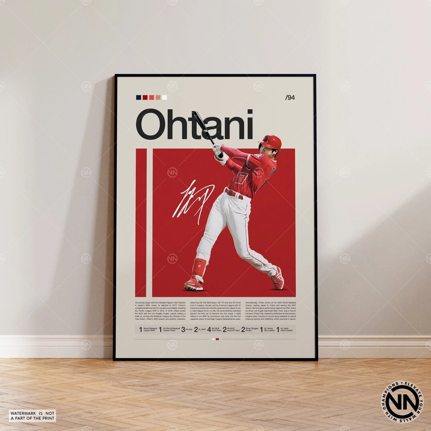 Shohei Ohtani Poster, Los Angeles Angels, Baseball Poster, Sport Poster, Baseballspieler Geschenk, Baseball Wandkunst, Sport Schlafzimmer Poster - Etsy Schweiz