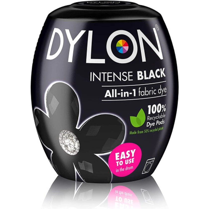 Dylon Washing Machine Fabric Dye Pod Intense Black, 350g on OnBuy