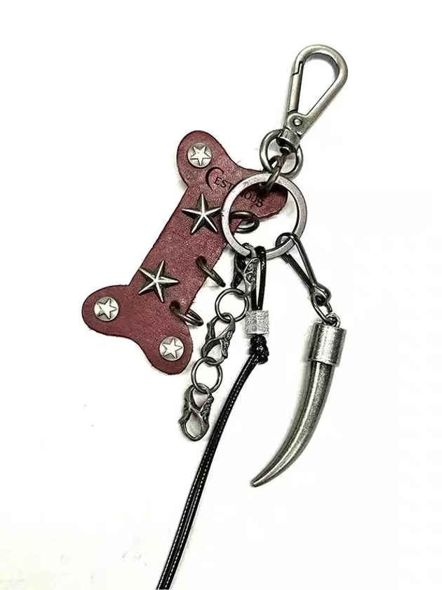 Bonelike Leather Keychain | Byunli