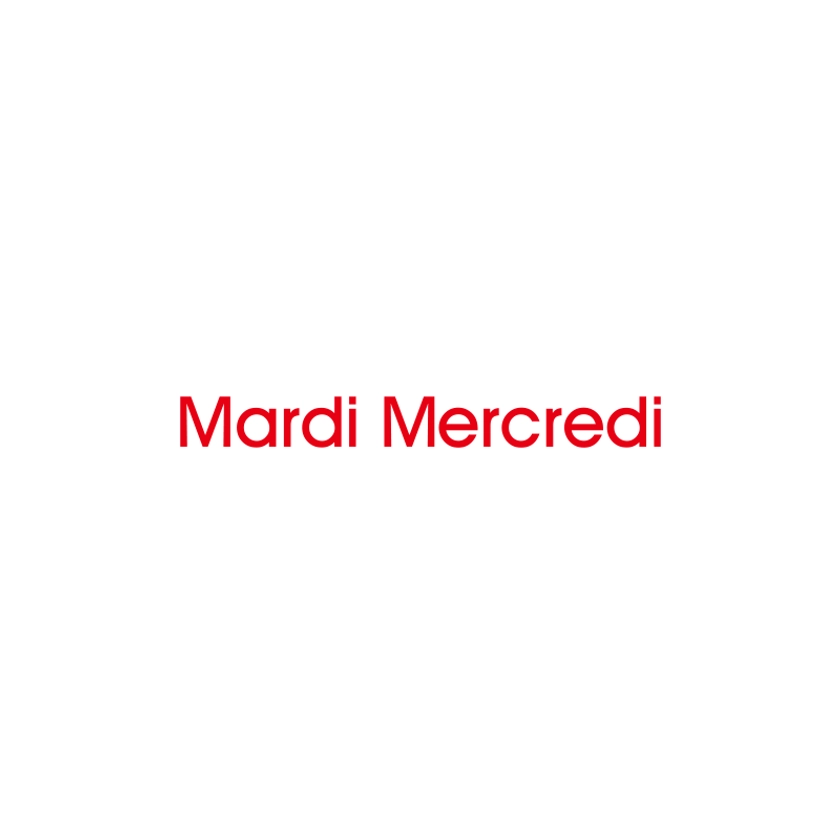 TSHIRT SCOOP BACK_BLACK CREAM - MARDI MERCREDI | 마르디 메크르디
