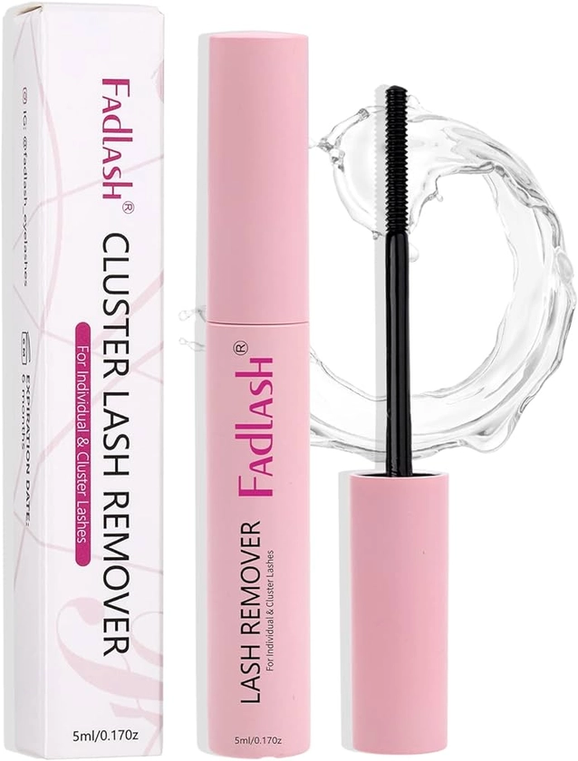 Cluster Lash Glue Remover 5 ML Lash Remover for Cluster Lashes Soothing Oil Lash Glue Remover Mascara Wand Eyelash Extension Remover Self Use at Home