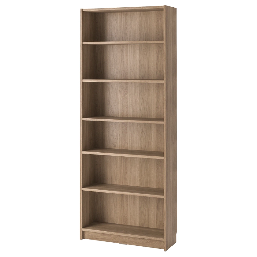 BILLY bookcase, oak effect, 311/2x11x791/2" - IKEA