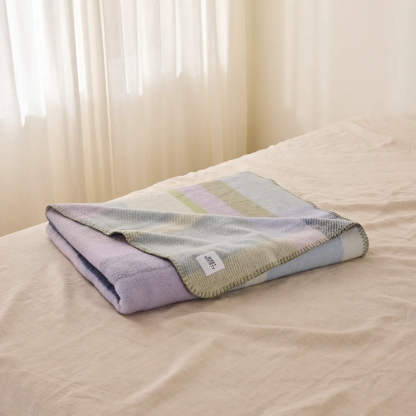 Morgan Wool - Willow Plaid Blanket | Sheet Society