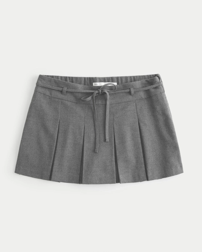 Women's Mid-Rise Pleated Mini Skort | Women's | HollisterCo.ca