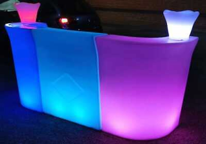 LED Bar / Light Up Bar / Glow Bar / Mobile Bar / Illuminated Bar Units | eBay