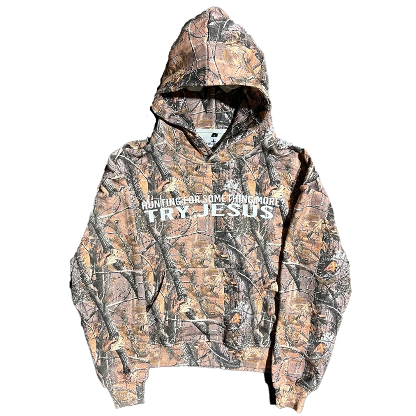 "Hunting for More" Camo Hoodie