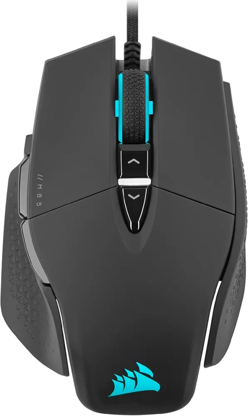 Corsair M65 RGB ULTRA Souris Gaming FPS Personnalisable - 26 000 DPI MARKSMAN, Switchs Optiques, Technologie d’hyper-traitement AXON, Contrôle de fusion de capteurs - Noir