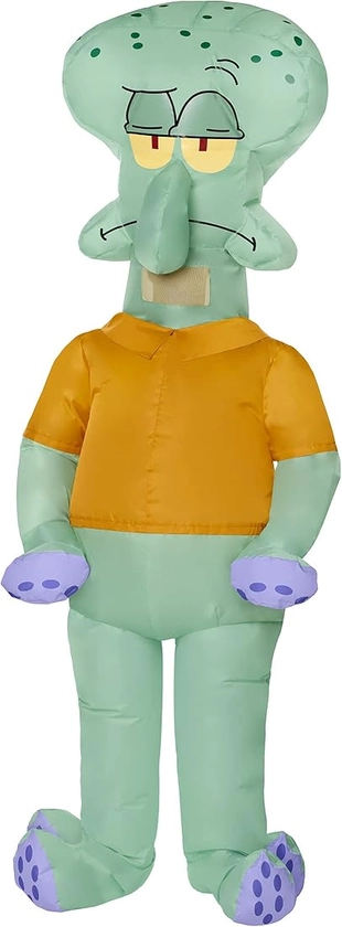 Spirit Halloween SpongeBob SquarePants Adult Inflatable Squidward Costume | Officially Licensed | Funny Halloween Costume : Amazon.co.uk: Toys & Games