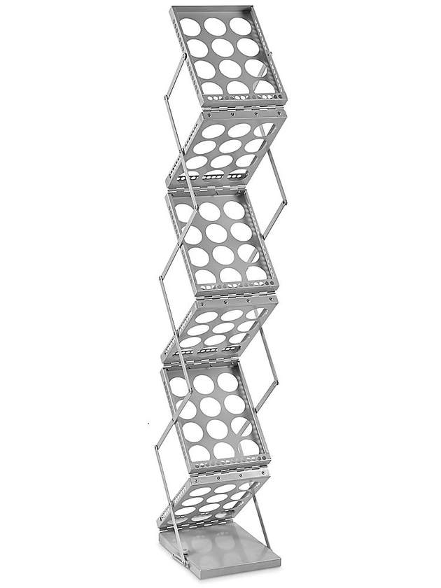 Tradeshow Literature Rack - Silver H-7085SIL - Uline