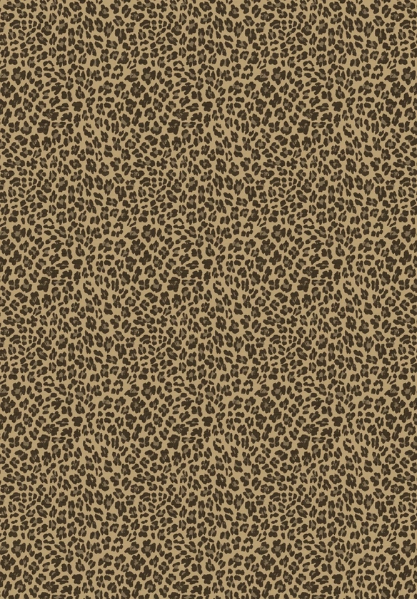 Tapis Wilton - Leopard (marron)