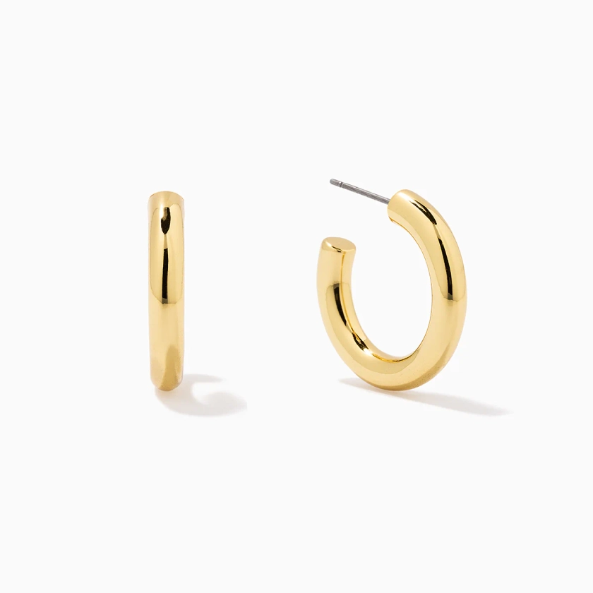 Uncommon James Classic Thick Gold Hoops