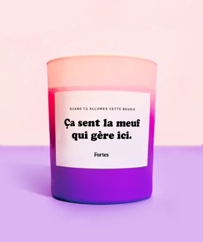 Les bougies Fortes >> Pour toutes les Meufs qui gèrent 💪