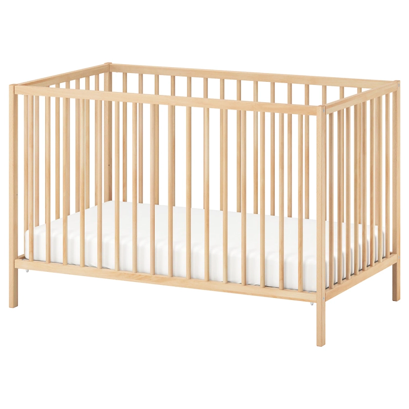 SNIGLAR Lit bébé, hêtre, 60x120 cm - IKEA