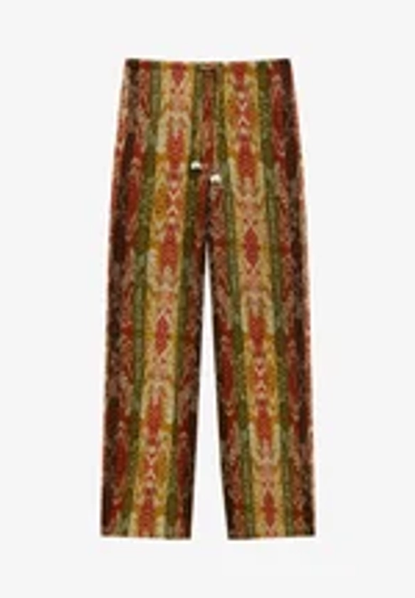 PULL&BEAR WITH SEASHELL DETAILS - Pantalon classique - multi coloured/multicolore - ZALANDO.FR