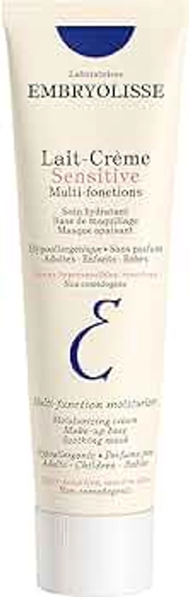 Embryolisse Lait Crème Sensitive Moisturizer. Hypoallergenic Face & Body Cream for All Skin Types With Aloe Vera & Shea Butter. Fragrance-Free & Suitable for Sensitive Skin, 3.38 Fl Oz